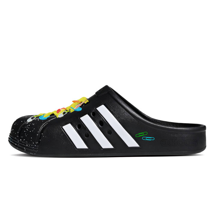 Adidas Adidas ADILETTE CLOGS Pin Buckle Clogs Unisex Black