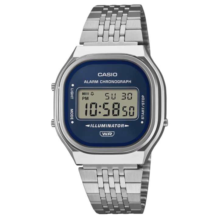 CASIO CASIO Classic Collection Quartz Movement Stainless Steel Strap Watch Unisex Blue Dial