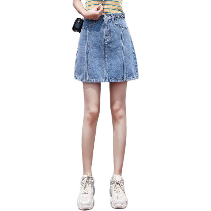 Tonlion Denim Short Skirts Women's