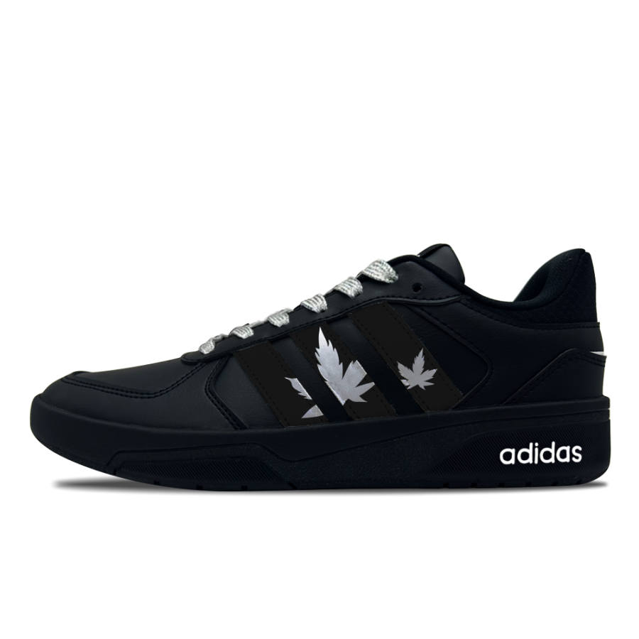 Adidas Adidas COURTBEAT Black Maple Night Shadow 1 Synthetic Leather Low top Skateboard Shoes Unisex Black