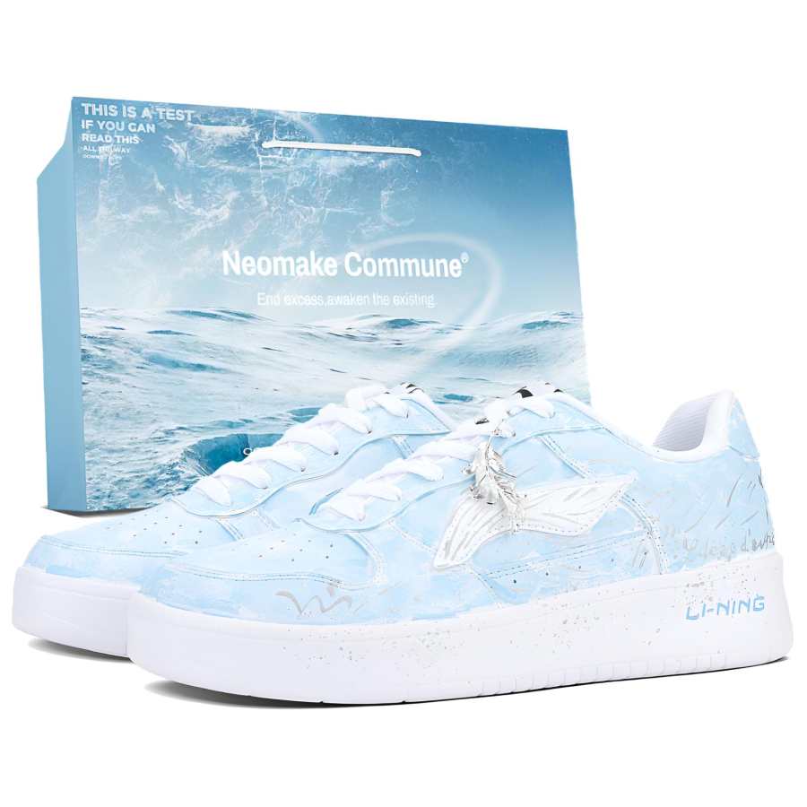 Li-Ning Li Ning Floating Boat Abrasion Resistant Breathable Height Increasing Low top Skateboard Shoes Unisex