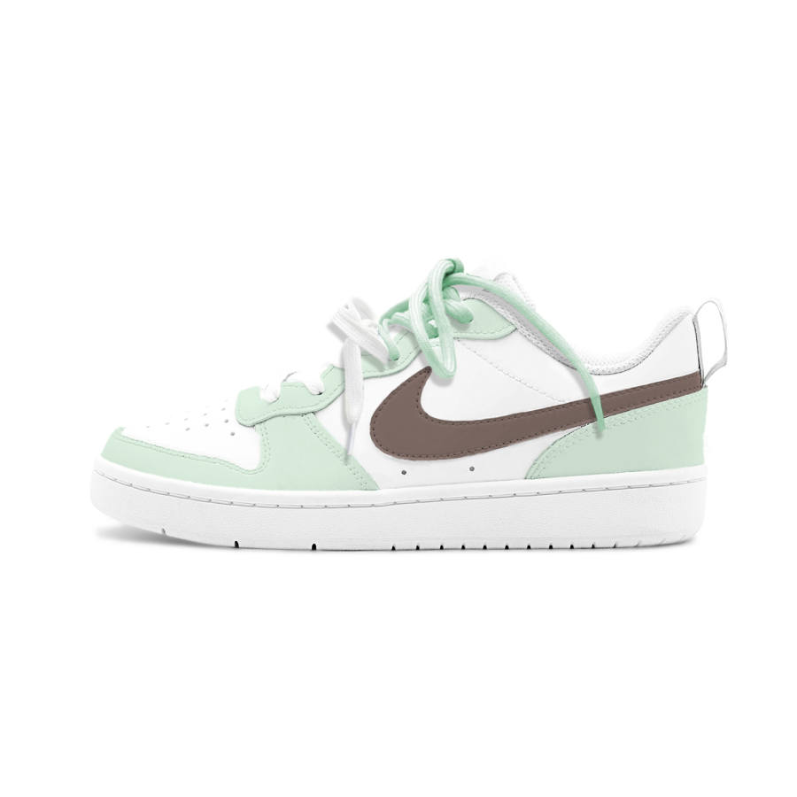 Nike Nike Court Borough HEY Mint Chocolate Low top Kids' Skateboarding Shoes Green Coffee Unisex