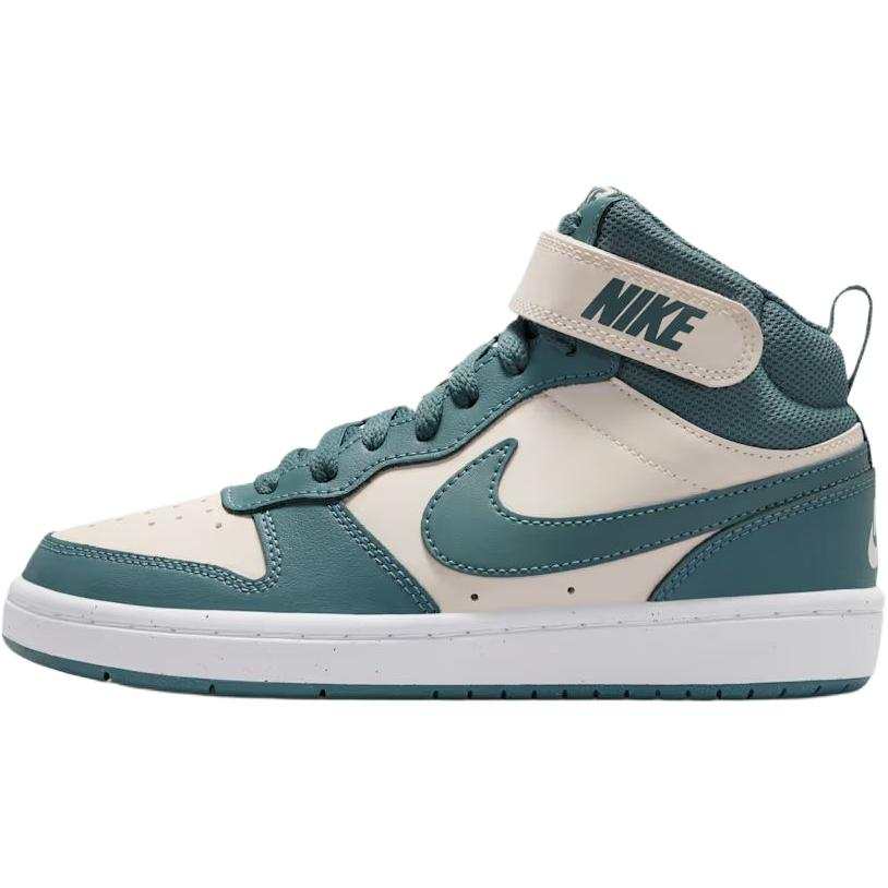 Nike Nike Court Borough Mid top Kids' Skateboarding Shoes Beige Teenagers