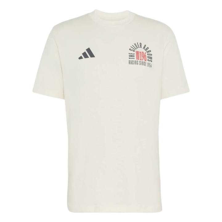 Adidas Adidas T Shirts Men's Jade White/Granite Gray Crew Neck Moderate