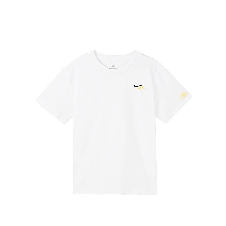 Nike Nike Sportswear T Shirts Men's White Crew Neck Thin Straight Fit