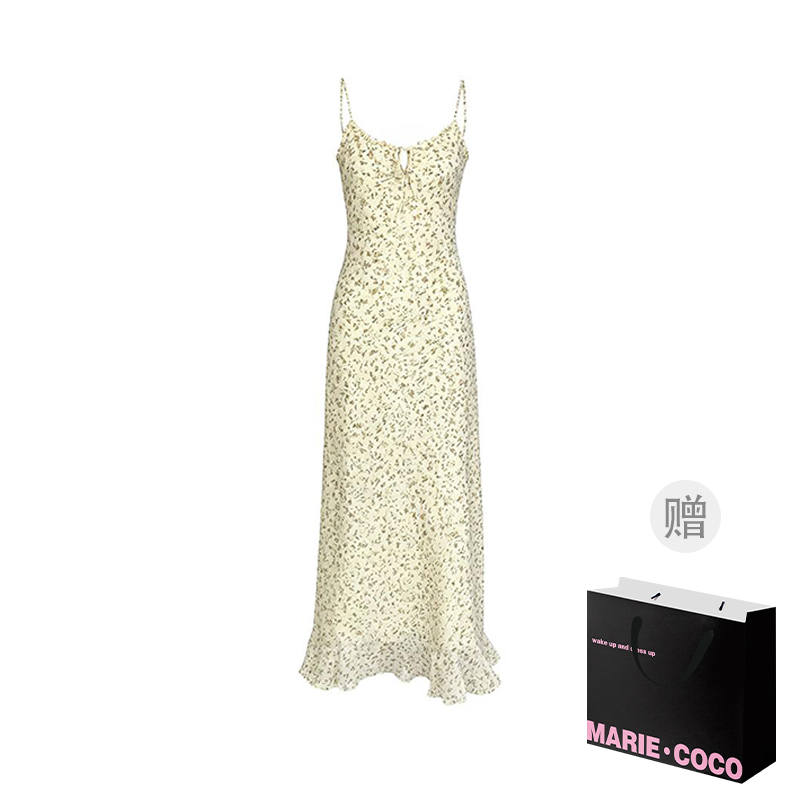 MARIE·COCO Slip Dresses Women's Slip Dress Camisole Moderate Long Skirt
