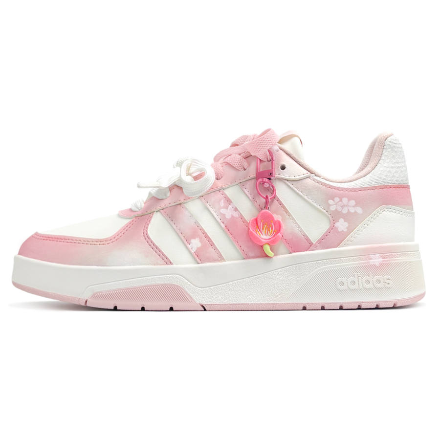 Adidas Adidas COURTBEAT Shadow Among Flowers, First Culture V Low top Skateboard Shoes Unisex Pink