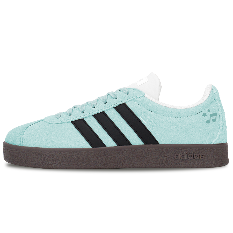 Adidas Adidas VL COURT 2.0 Height Increasing Skateboard Shoes Unisex Ice Blue