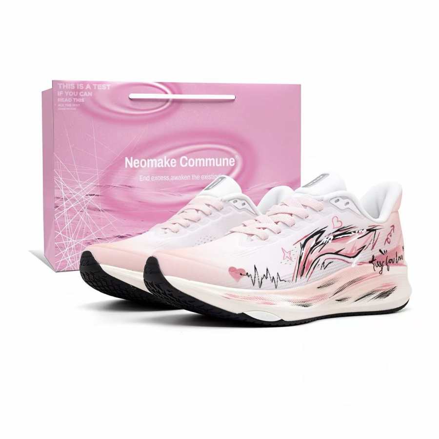 Li-Ning Li Ning Red Hare 9 Cushioning Abrasion Resistant Low top Running Shoes Women's