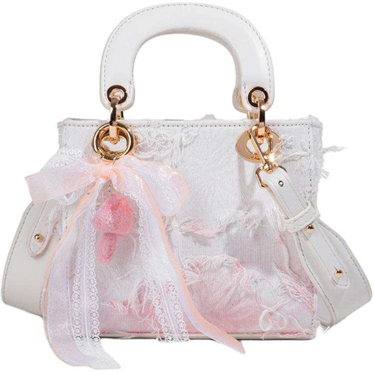 PAYOT Canvas With Synthetic Leather Handbag Regular Women's Multicolor