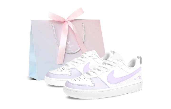 Nike Nike Court Borough Low top Skateboard Shoes Women's Purple