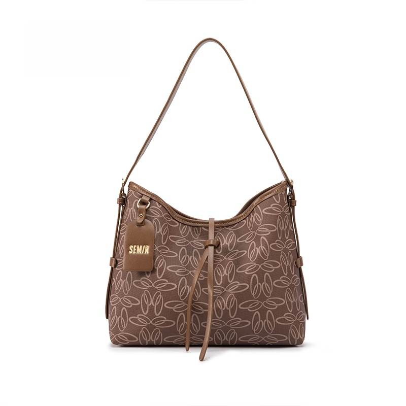 Semir Pu Shoulder Bag Women's Brown