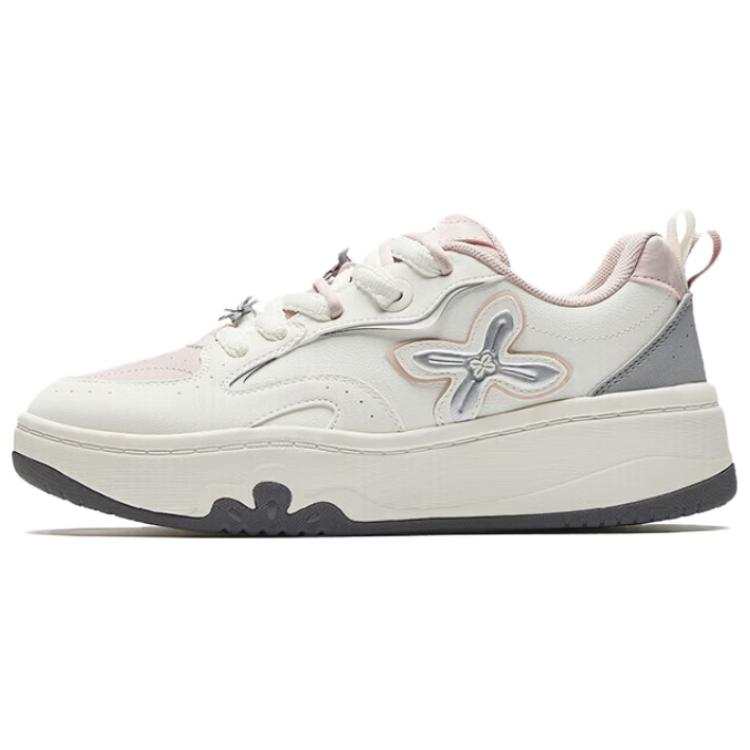 Anta Sports Low top Skateboard Shoes Women's White Purple Gray