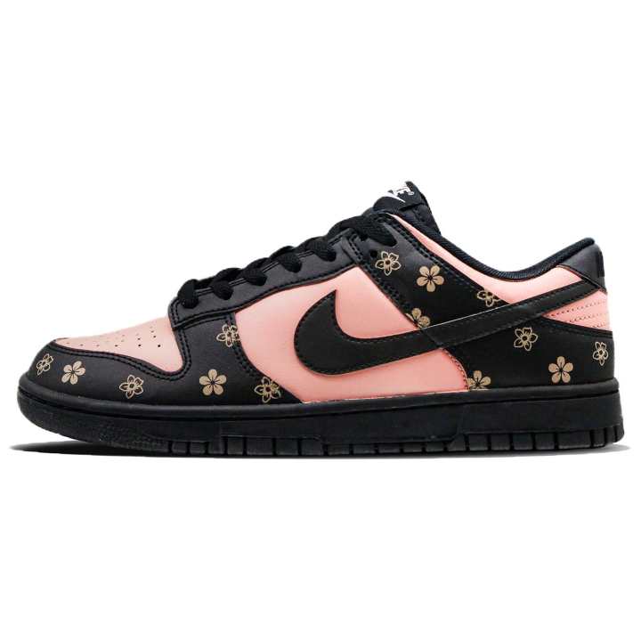 Nike Nike Dunk Sakura Abrasion Resistant Low top Skateboard Shoes Unisex Black