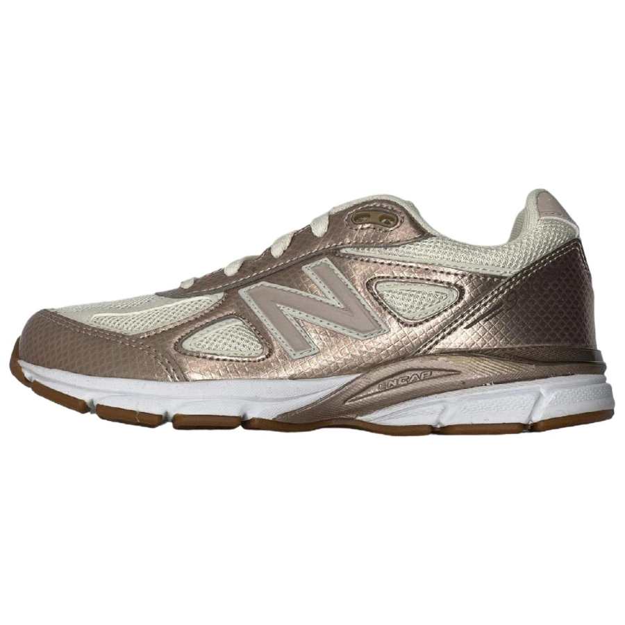 New Balance New Balance NB 990 V4 Suede Low top Kids' Running Shoes Gold Unisex