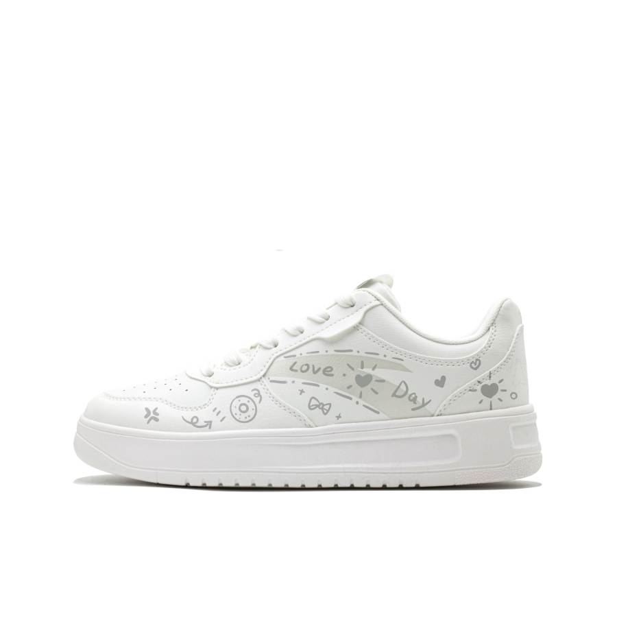 Anta Easy Lightweight Abrasion Resistant Low top Skateboard Shoes Women's