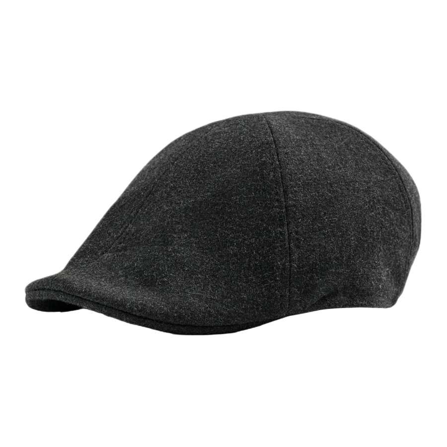 ZARA ZARA Polyester Berets Men's Dark Gray