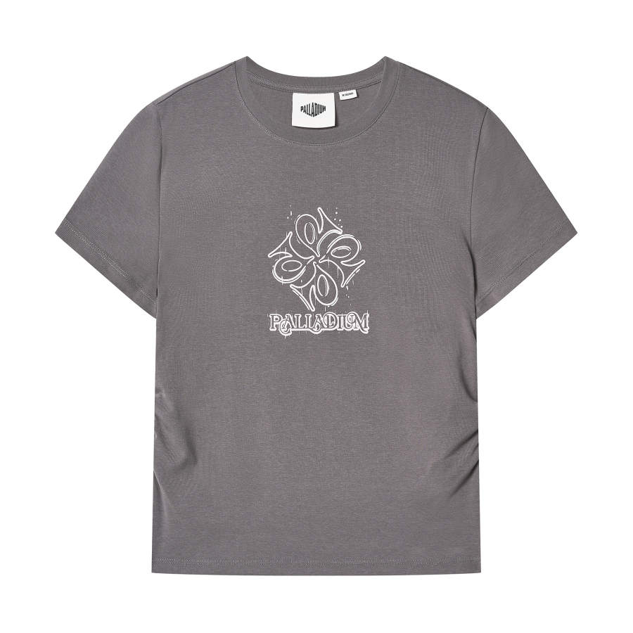 Palladium T Shirts Women's Crew Neck Moderate Straight Fit