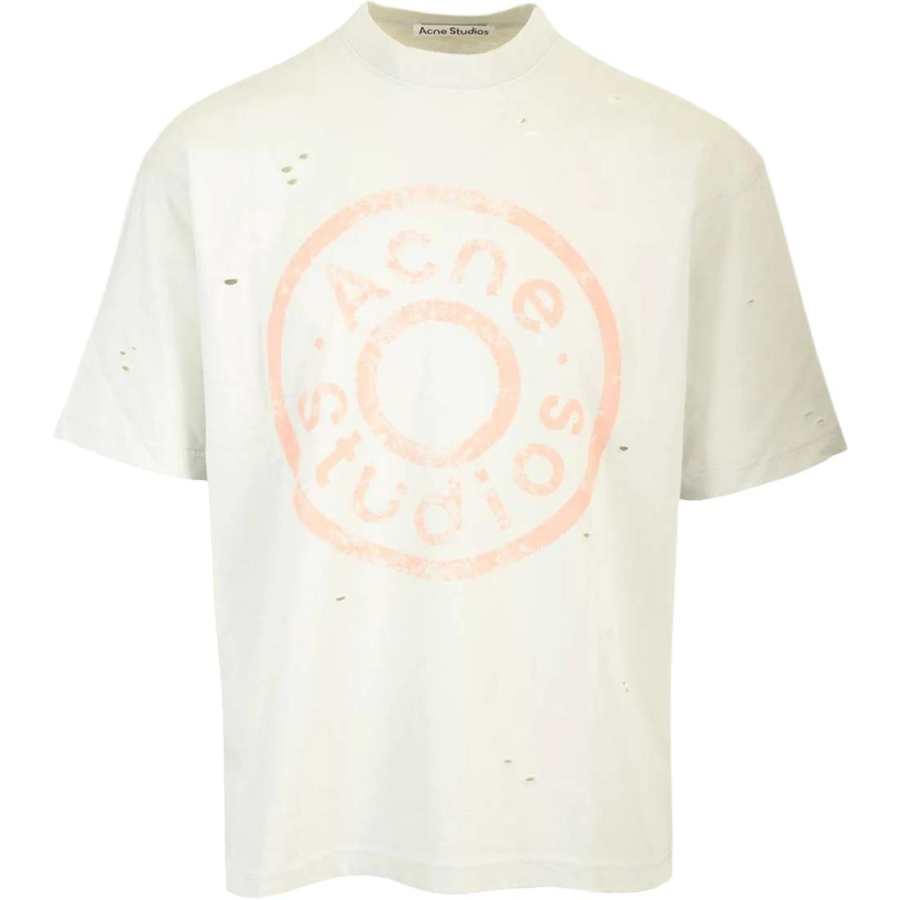 Acne Studios Acne Studios Logo Printed Crewneck T Shirt