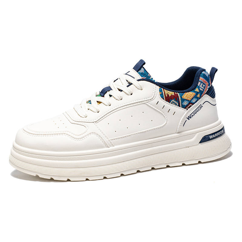 Warrior Abrasion Resistant Lightweight Breathable Slip Resistant Low top Skateboard Shoes Men's