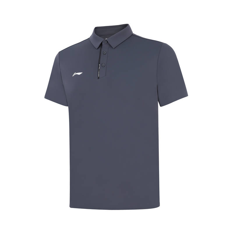 Li-Ning Li Ning Polo Shirt Men's Ebony Black