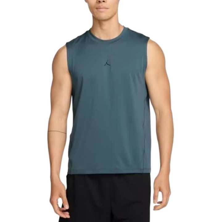 Jordan Jordan Running Tank Tops Men's Navy Blue Crew Neck Moderate