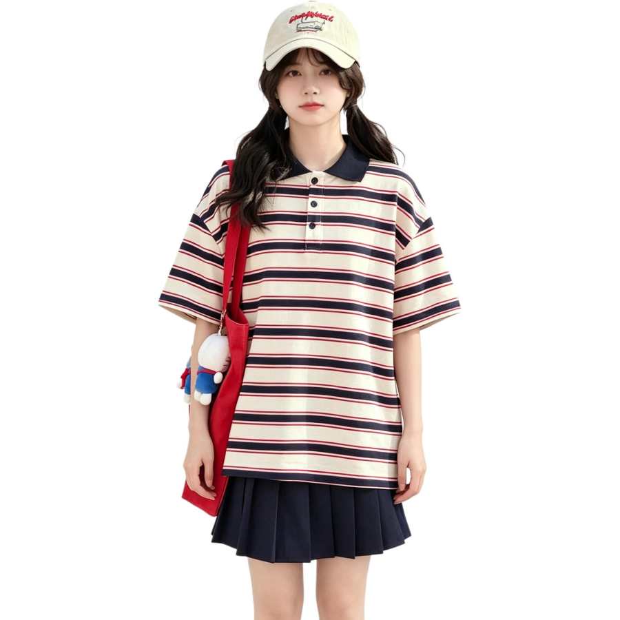 YALU Grade School Two Piece Skirt Sets Lapel Thin Short Skirt