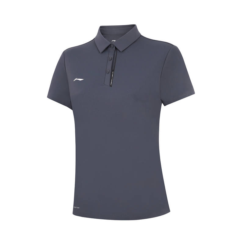 Li-Ning Li Ning Polo Shirt Women's Ebony Black