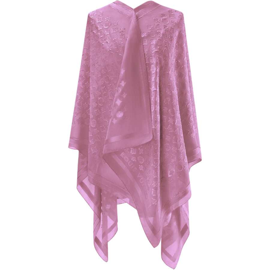 LOUIS VUITTON Monogram Sunrise SS26 Shawl Women's