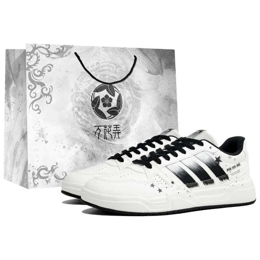 Adidas Adidas LITE BALLER Abrasion Resistant Low top Skateboard Shoes Unisex White