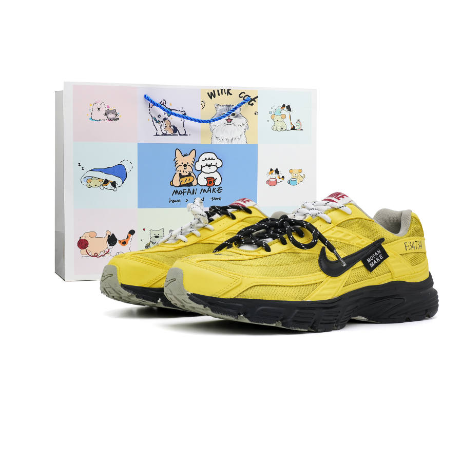 Nike Nike Initiator Breathable Support Low top Casual Running Shoes Unisex Yellow
