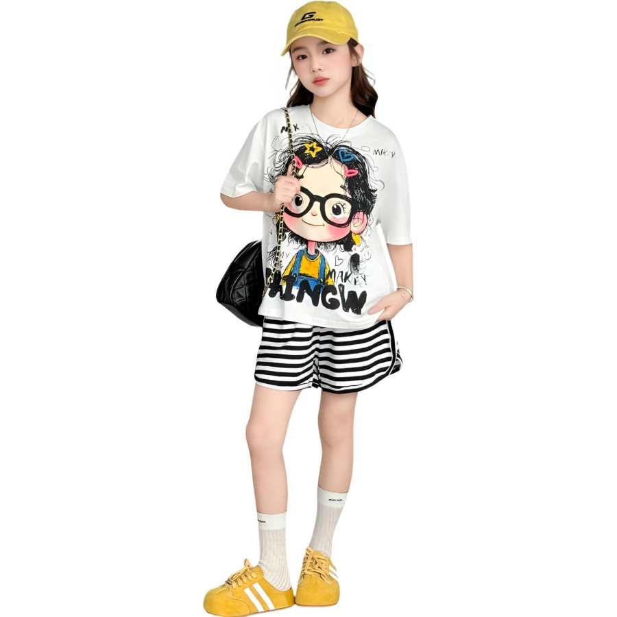 TNTX Kids Casual Sportswear Crew Neck Thin Stretch