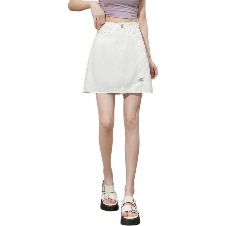 Tonlion Denim Short Skirts Women's