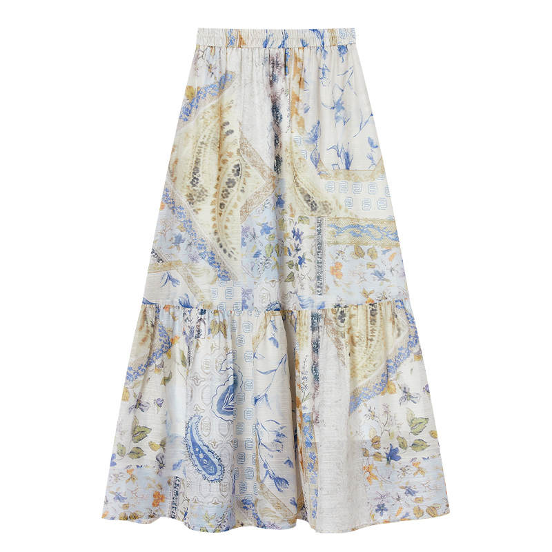 XIANGYING Summer Casual Long Skirt Women's