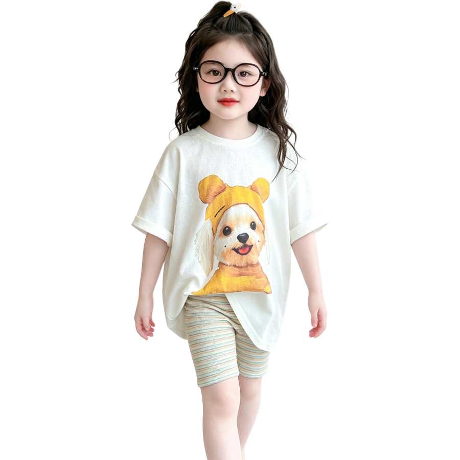 TNTX Kids Casual Sportswear Crew Neck Thin Stretch