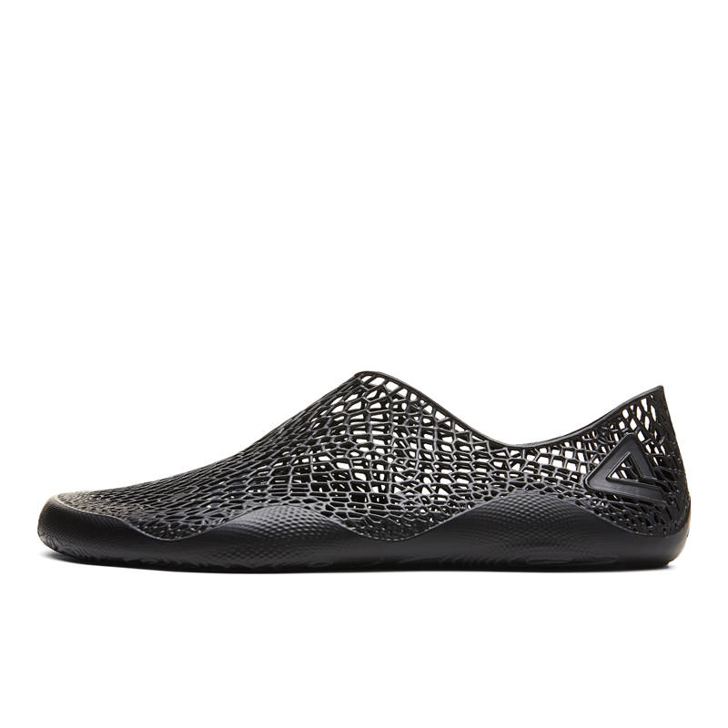 PEAK Cushioning Abrasion Resistant Slip Resistant Casual Shoes Men's All Black
