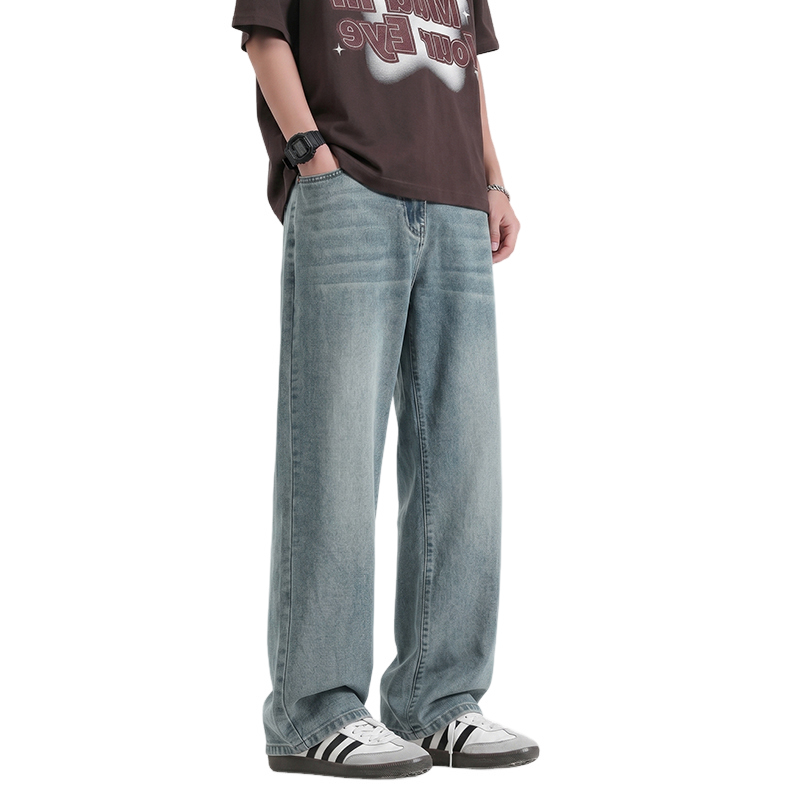 BALENO BALENO Jeans Unisex Thin Wide Leg Pants