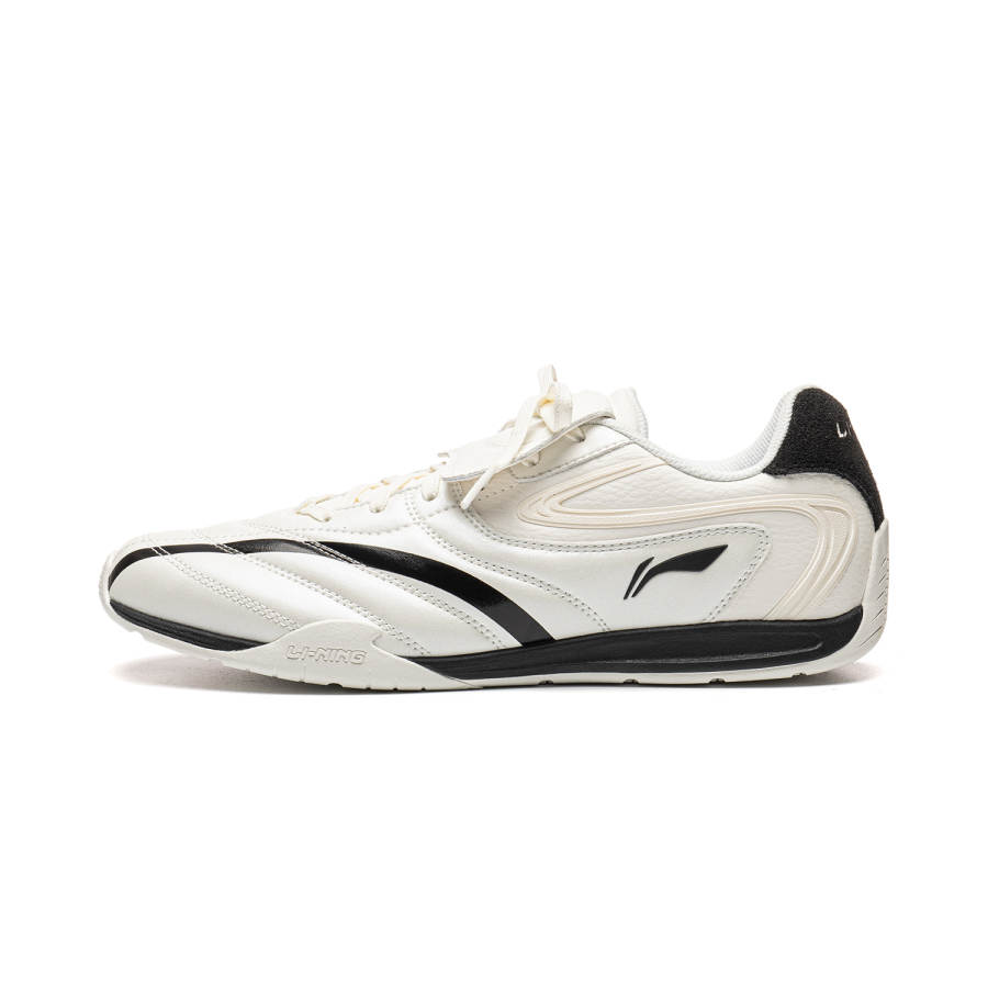 Li-Ning Li Ning Film Pulse Cushioning Abrasion Resistant Low top Casual Shoes Men's Mist White