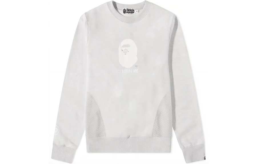 A BATHING APE A BATHING APE Logo-print Long-sleeve Sweatshirt