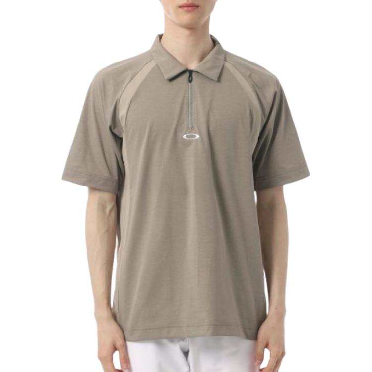 Oakley Polo Shirts Men's Taupe Lapel Moderate Other