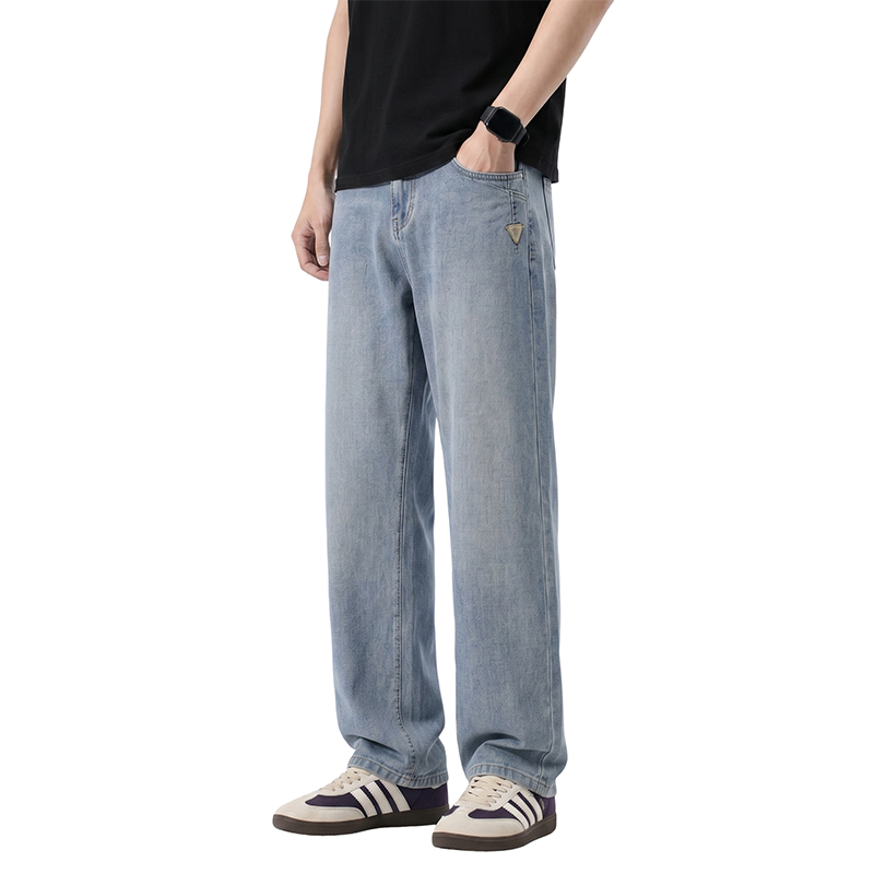 BALENO BALENO Jeans Unisex Thin Wide Leg Pants