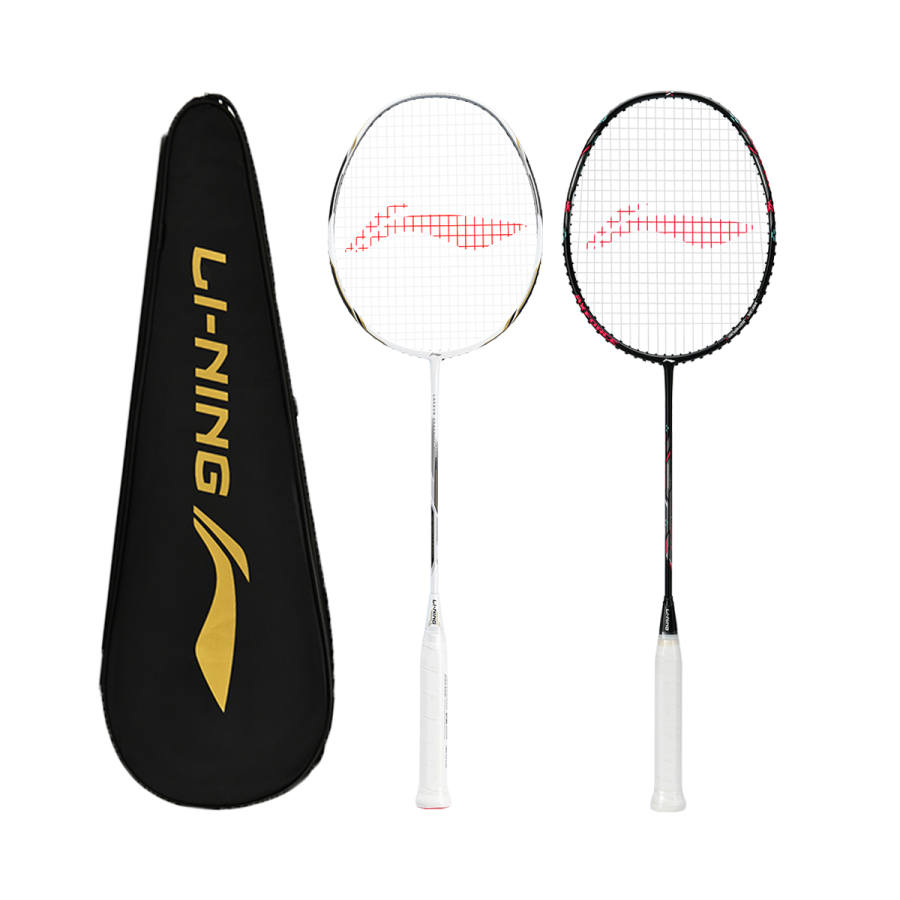 Li-Ning Li Ning Thunder Mini Cannon X Lightweight Collection, Badminton Racket Offensive Type Heavy Head, Stiff Shaft