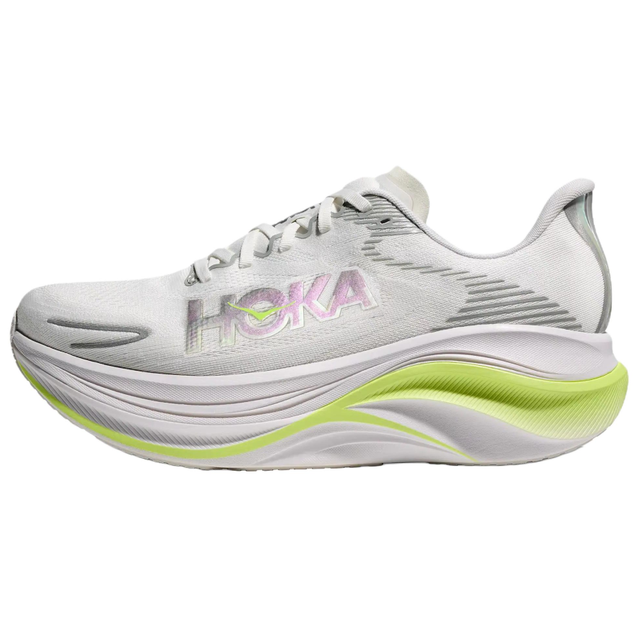 HOKA ONE ONE SKYWARD X 2 Abrasion Resistant Rebound Casual Running Shoes Men's White