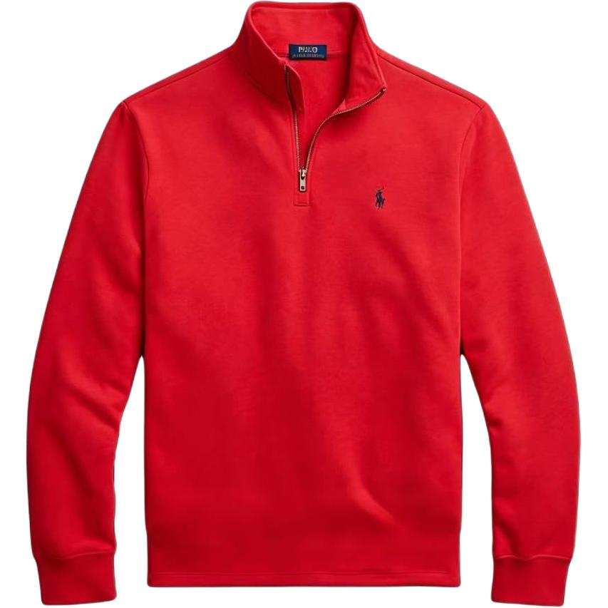 Polo Ralph Lauren FW25 Solid Color Half Zip Fleece Lined Long Sleeved Sweatshirt Men's