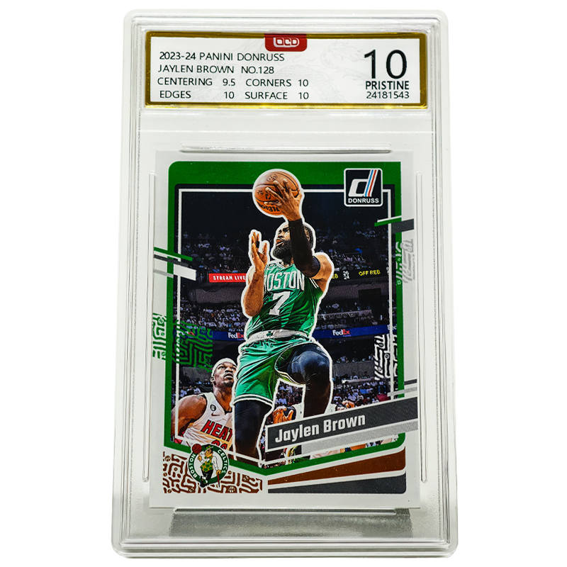 PANINI DONRUSS Jaylen Brown Star Card 2023 2024 Season, Premium Scale Special Edition Card Graded Cards 1 Pc