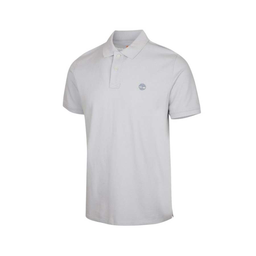 Timberland Polo Shirts Men's Gray Lapel Moderate Other