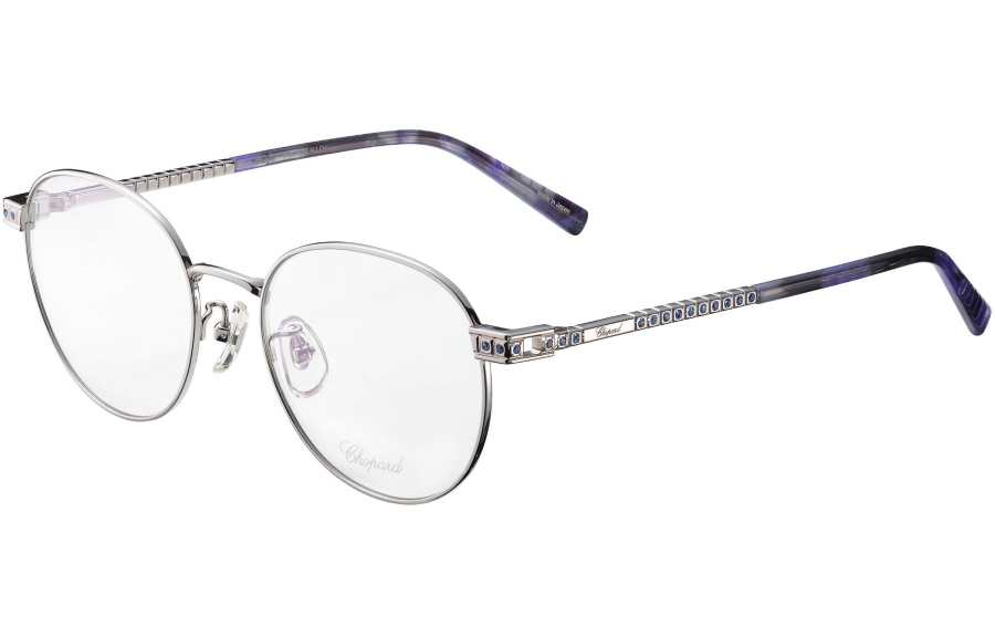 Chopard CHOPARD Titanium Oval Prescription Glasses Women's