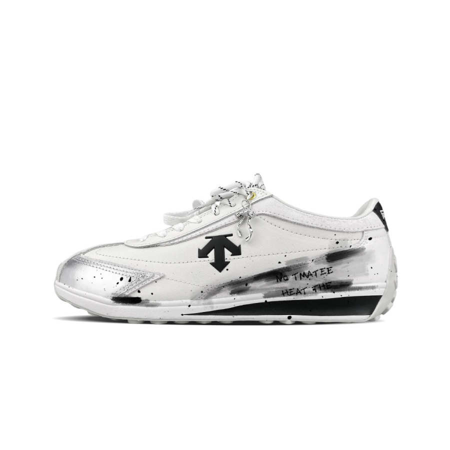DESCENTE Cron Racer Skateboard Shoes Unisex Black White