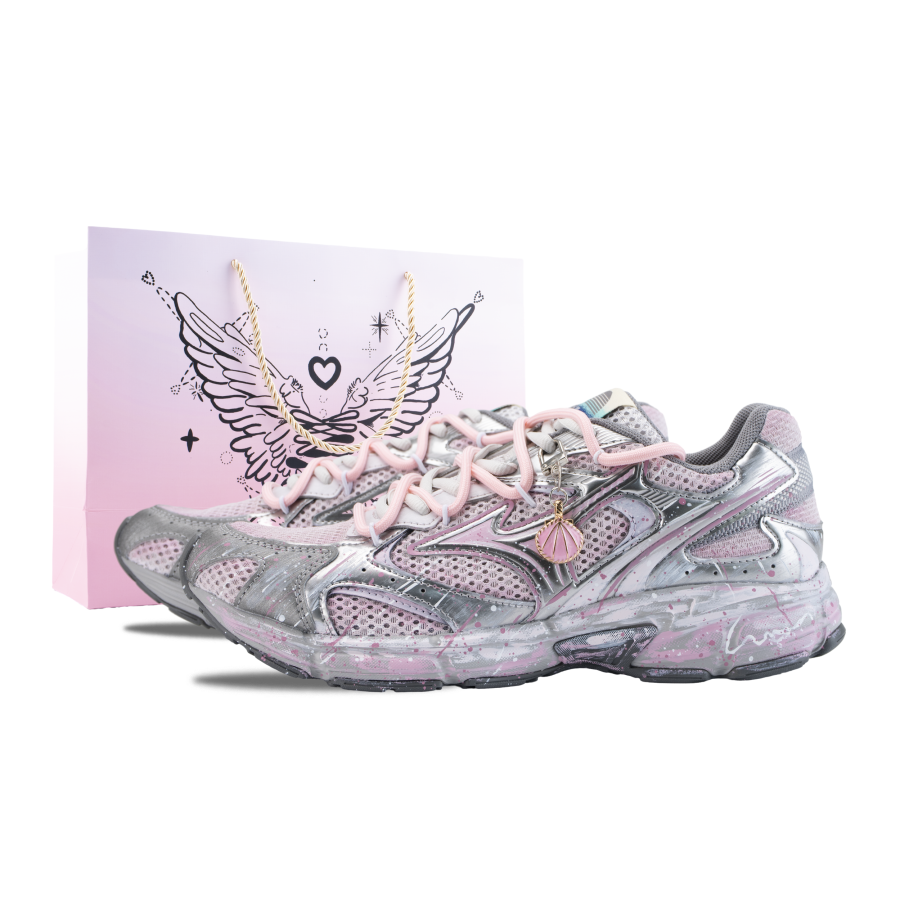 Mizuno Speed 2K Slip Resistant Abrasion Resistant Low top Casual City Commuting Running Shoes Unisex Pink