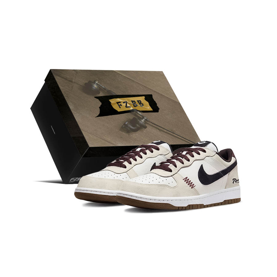 Nike Nike Big Box, Vintage, Roman Brown Slip Resistant Abrasion Resistant Low top Skateboard Shoes Men's Brown